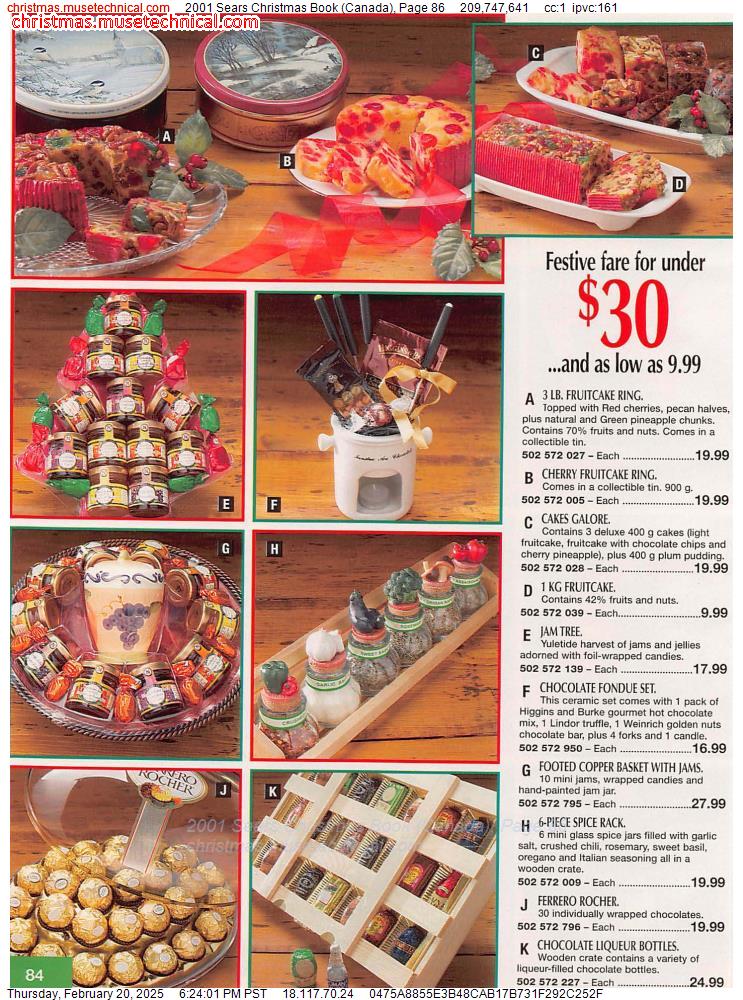 2001 Sears Christmas Book (Canada), Page 86