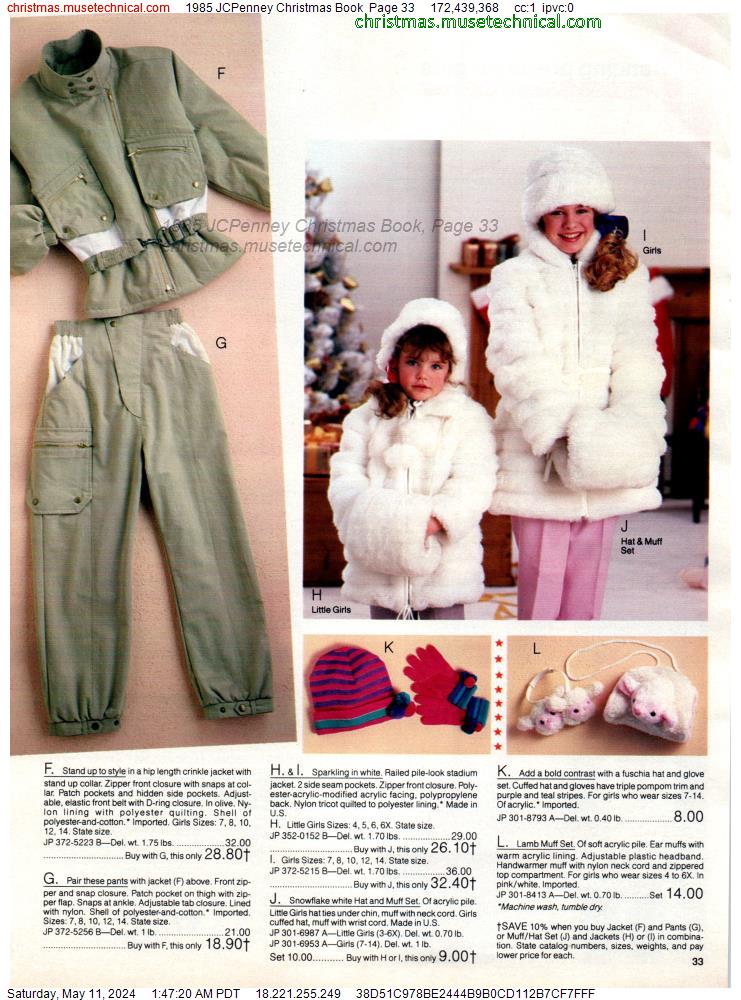 1985 JCPenney Christmas Book, Page 33