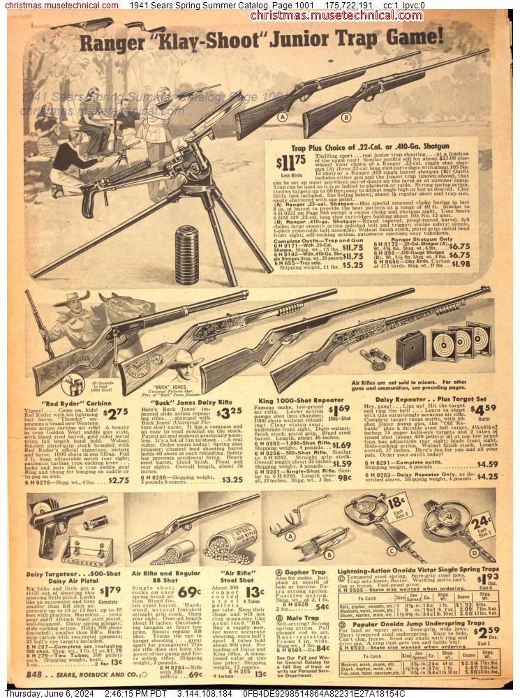 1941 Sears Spring Summer Catalog, Page 1001