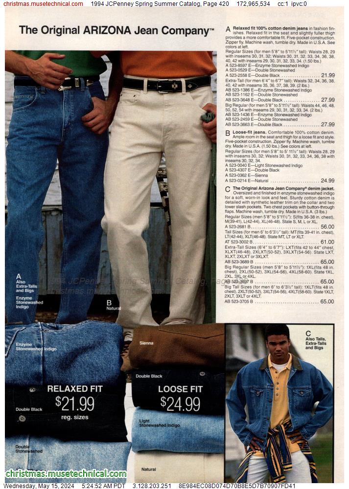 1994 JCPenney Spring Summer Catalog, Page 420