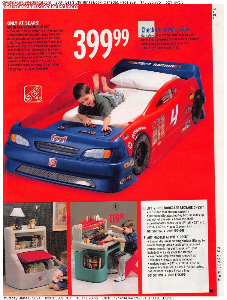 2004 Sears Christmas Book (Canada), Page 989