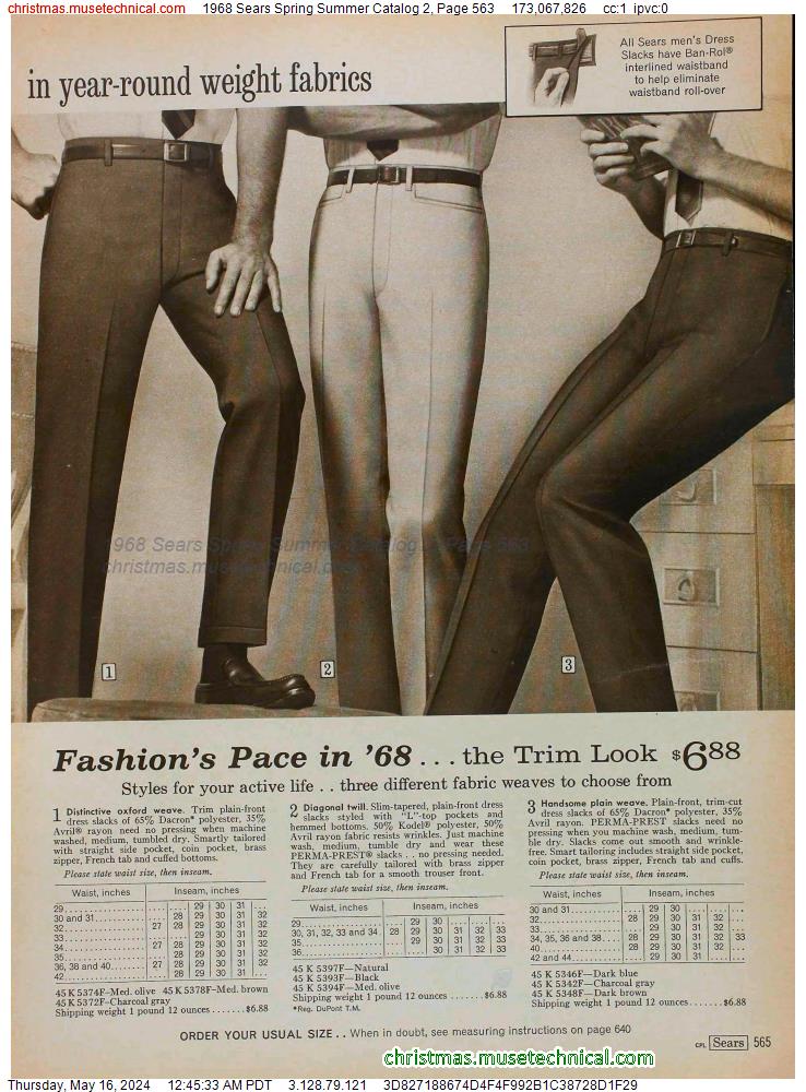 1968 Sears Spring Summer Catalog 2, Page 563