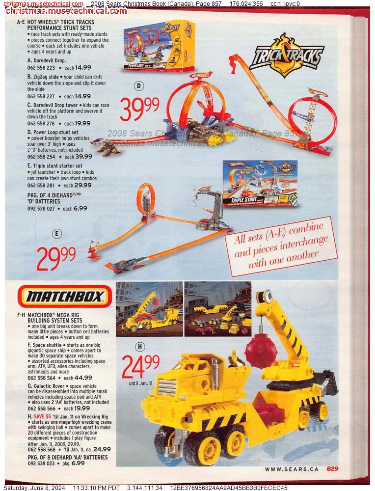 2008 Sears Christmas Book (Canada), Page 857