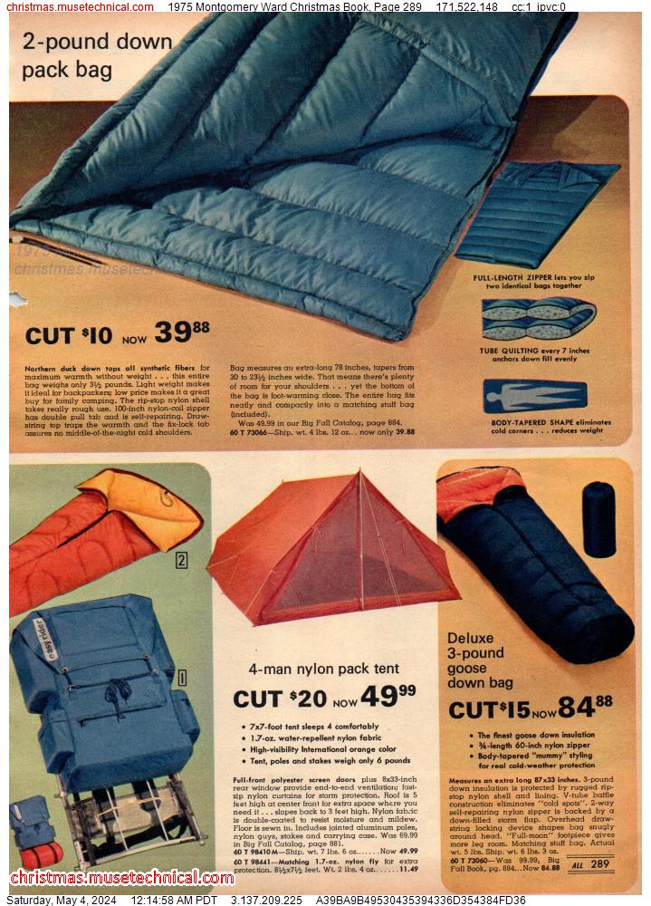 1975 Montgomery Ward Christmas Book, Page 289