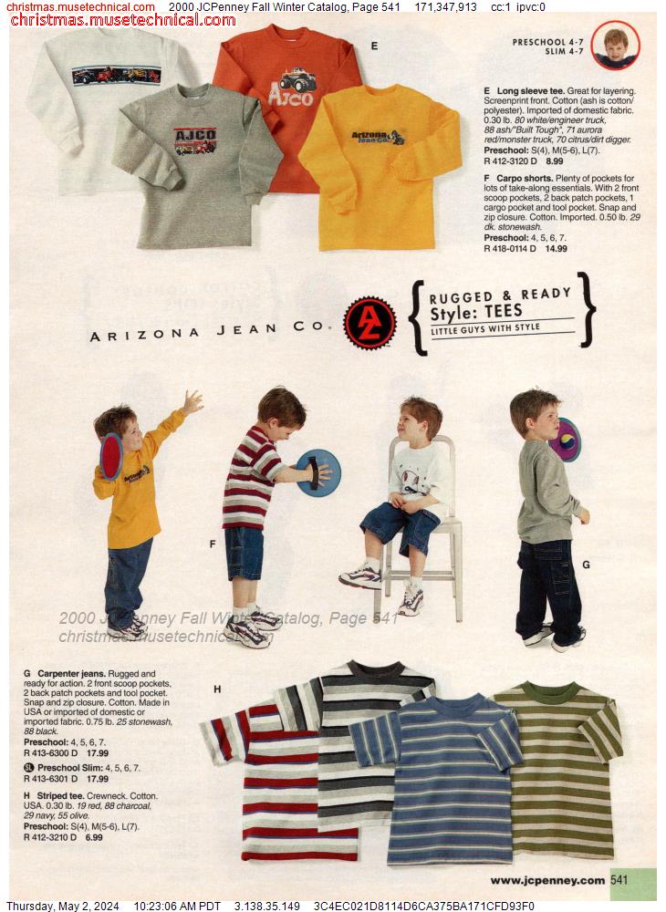 2000 JCPenney Fall Winter Catalog, Page 541