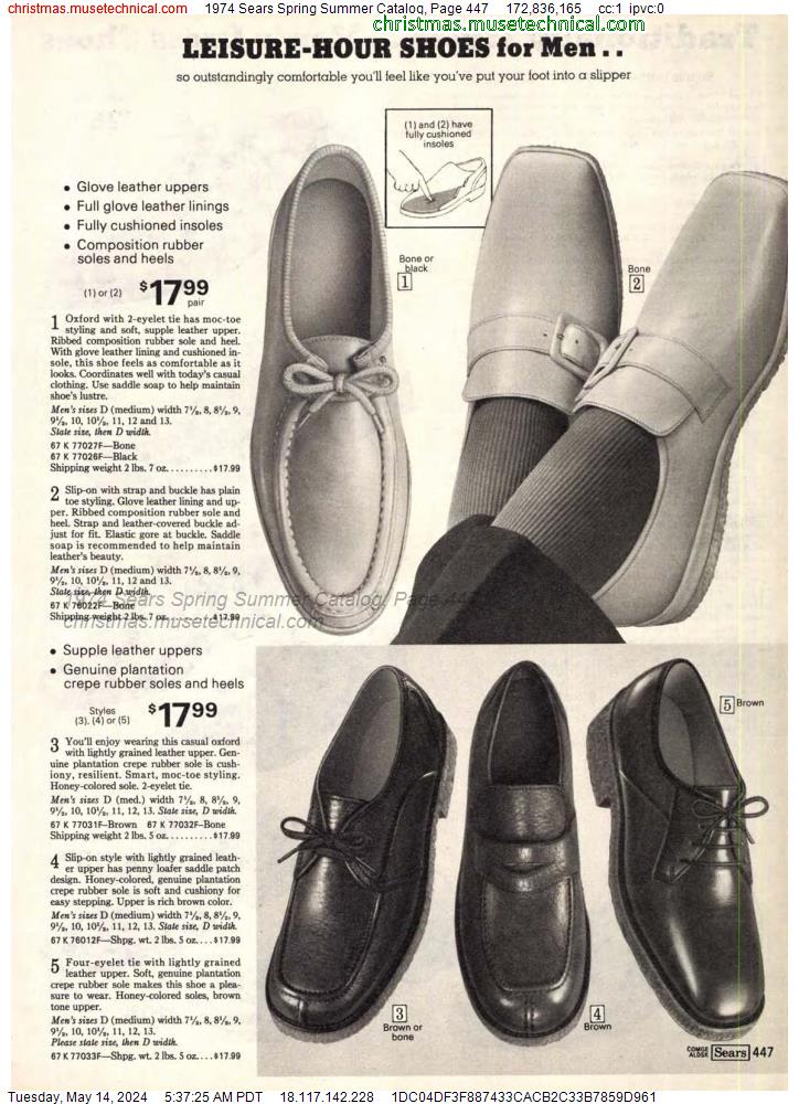 1974 Sears Spring Summer Catalog, Page 447