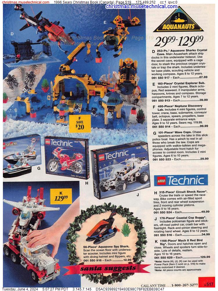 1996 Sears Christmas Book (Canada), Page 519