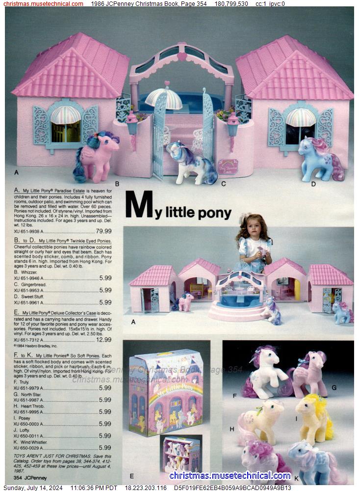 1986 JCPenney Christmas Book, Page 354