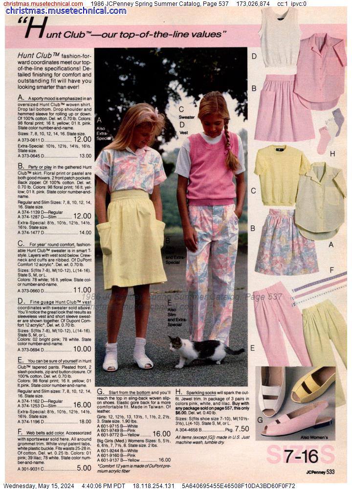 1986 JCPenney Spring Summer Catalog, Page 537