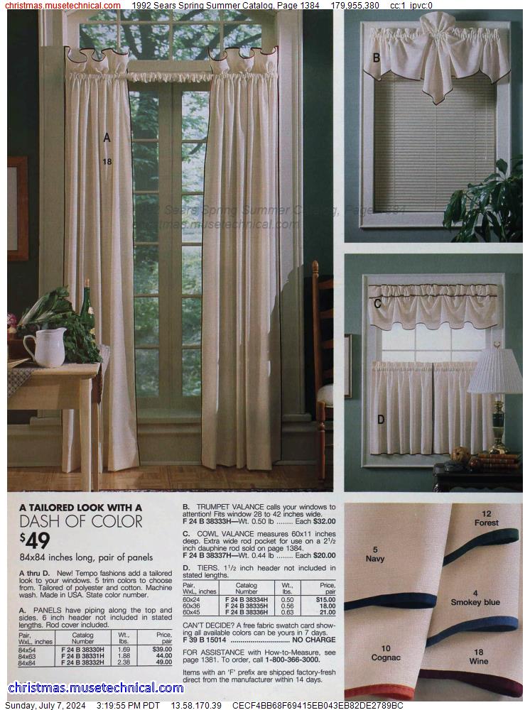 1992 Sears Spring Summer Catalog, Page 1384