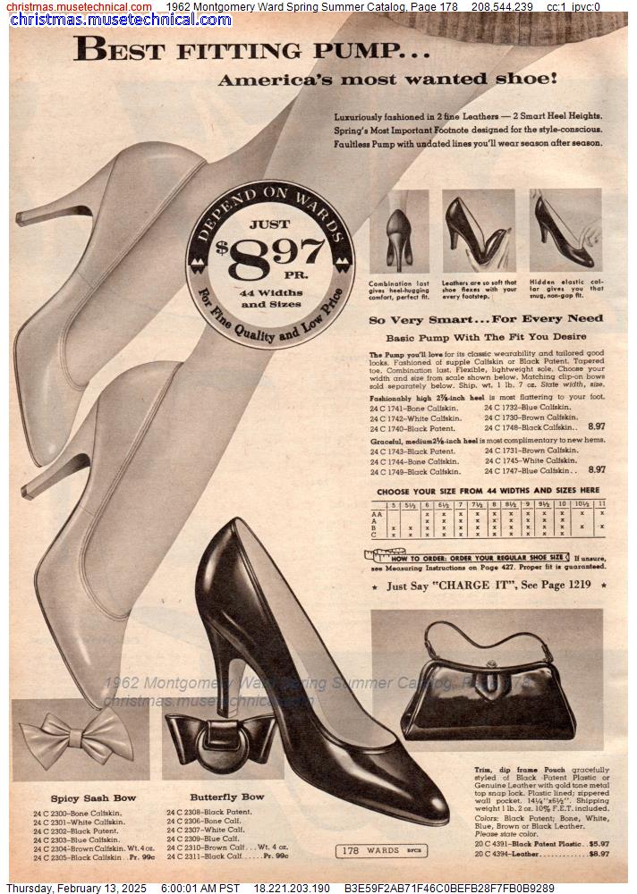 1962 Montgomery Ward Spring Summer Catalog, Page 178