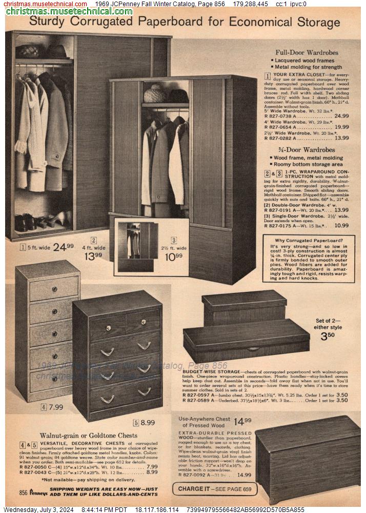1969 JCPenney Fall Winter Catalog, Page 856