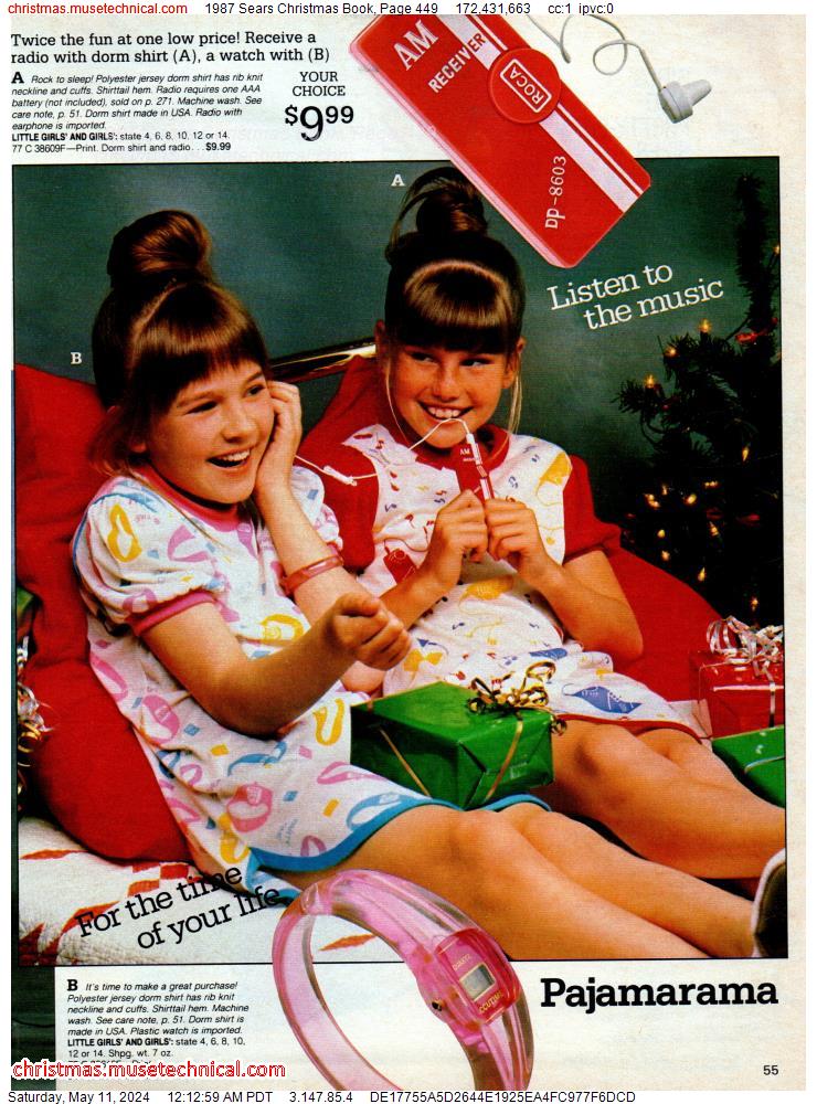 1987 Sears Christmas Book, Page 449