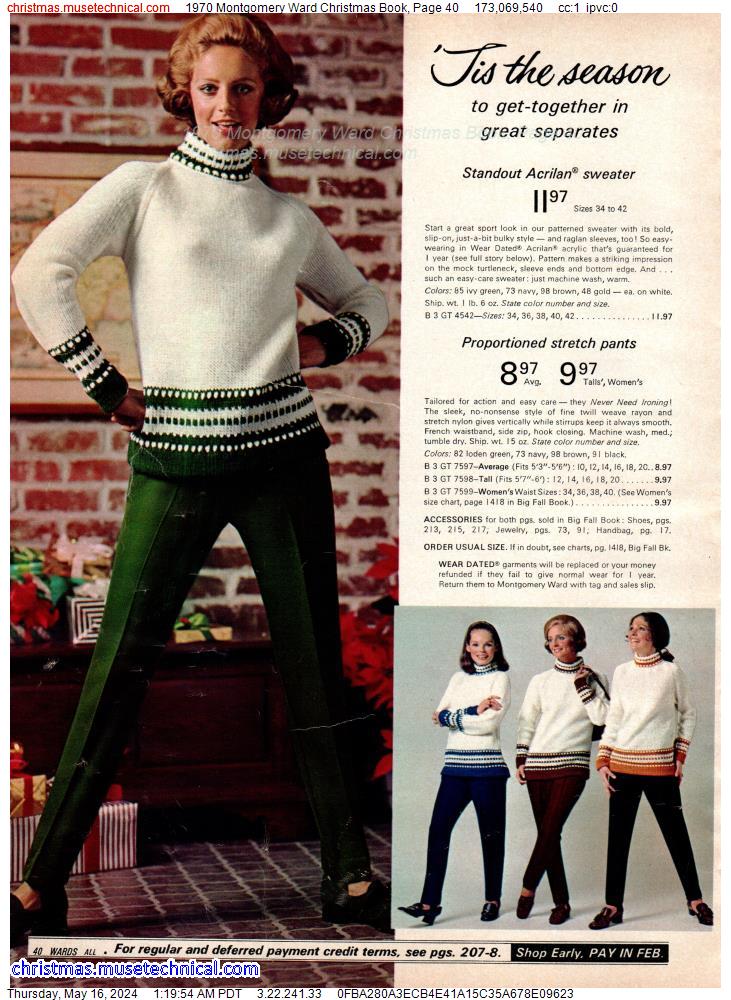 1970 Montgomery Ward Christmas Book, Page 40