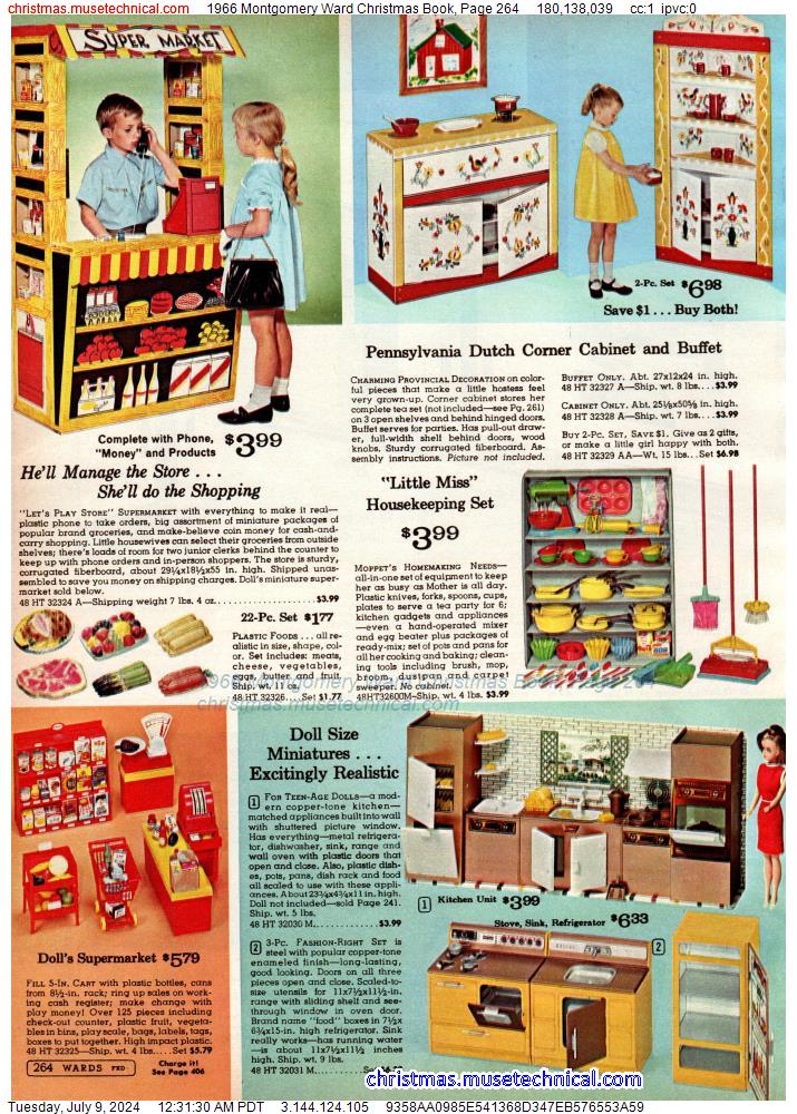 1966 Montgomery Ward Christmas Book, Page 264