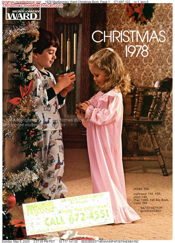 1978 Montgomery Ward Christmas Book, Page 1