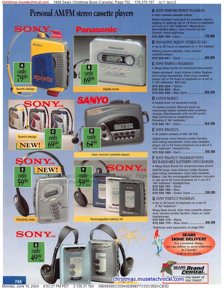 1999 Sears Christmas Book (Canada), Page 752