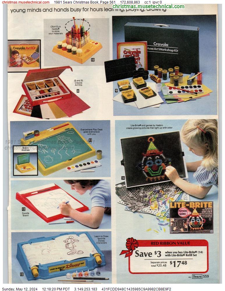 1981 Sears Christmas Book, Page 561