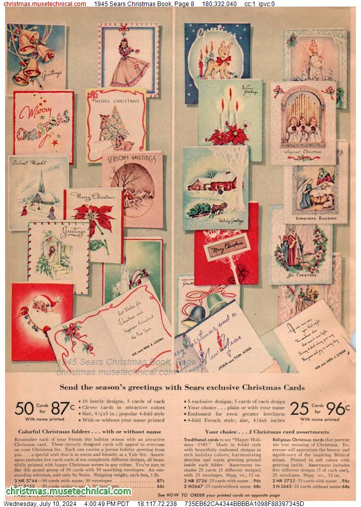 1945 Sears Christmas Book, Page 8