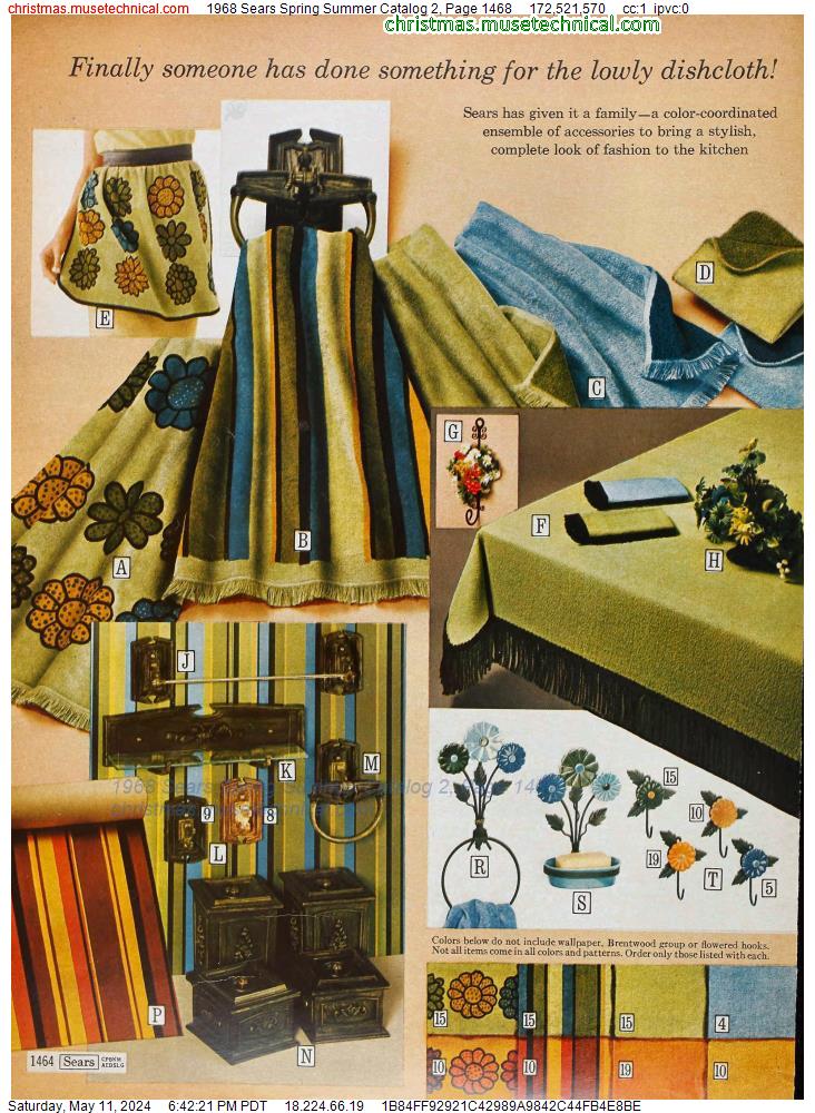 1968 Sears Spring Summer Catalog 2, Page 1468