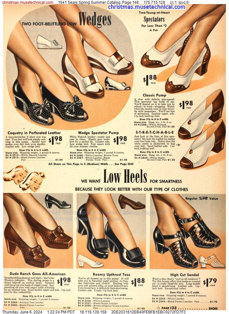 1941 Sears Spring Summer Catalog, Page 146
