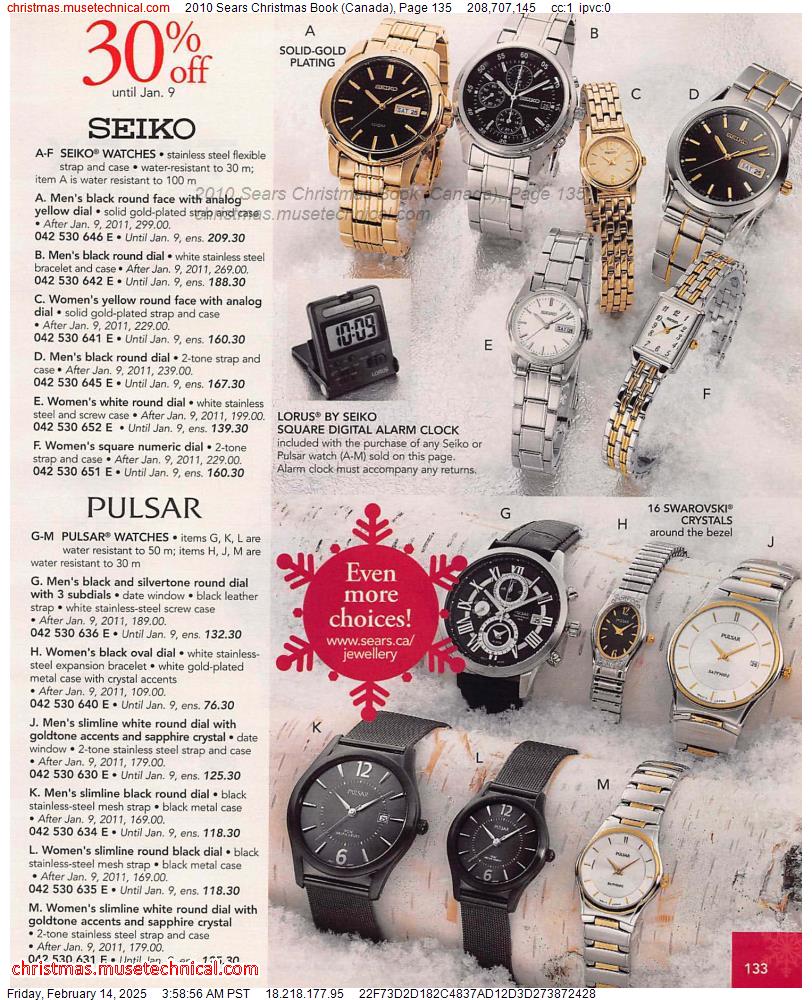 2010 Sears Christmas Book (Canada), Page 135