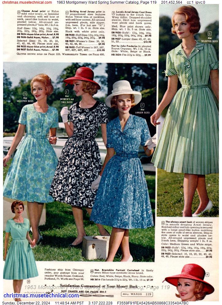 1963 Montgomery Ward Spring Summer Catalog, Page 119