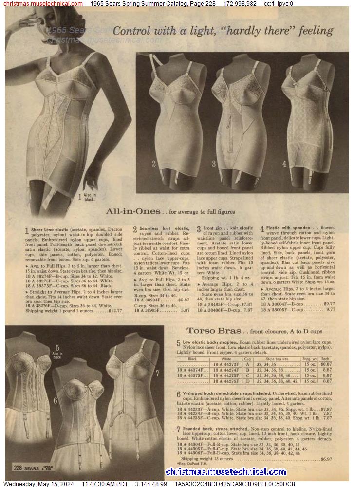 1965 Sears Spring Summer Catalog, Page 228