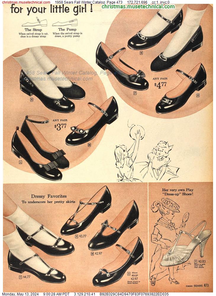 1958 Sears Fall Winter Catalog, Page 473
