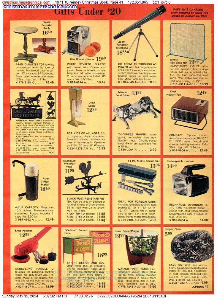 1971 JCPenney Christmas Book, Page 41