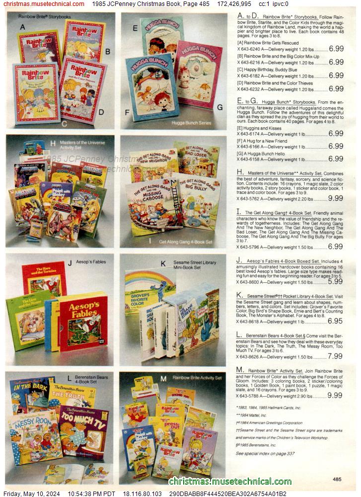 1985 JCPenney Christmas Book, Page 485