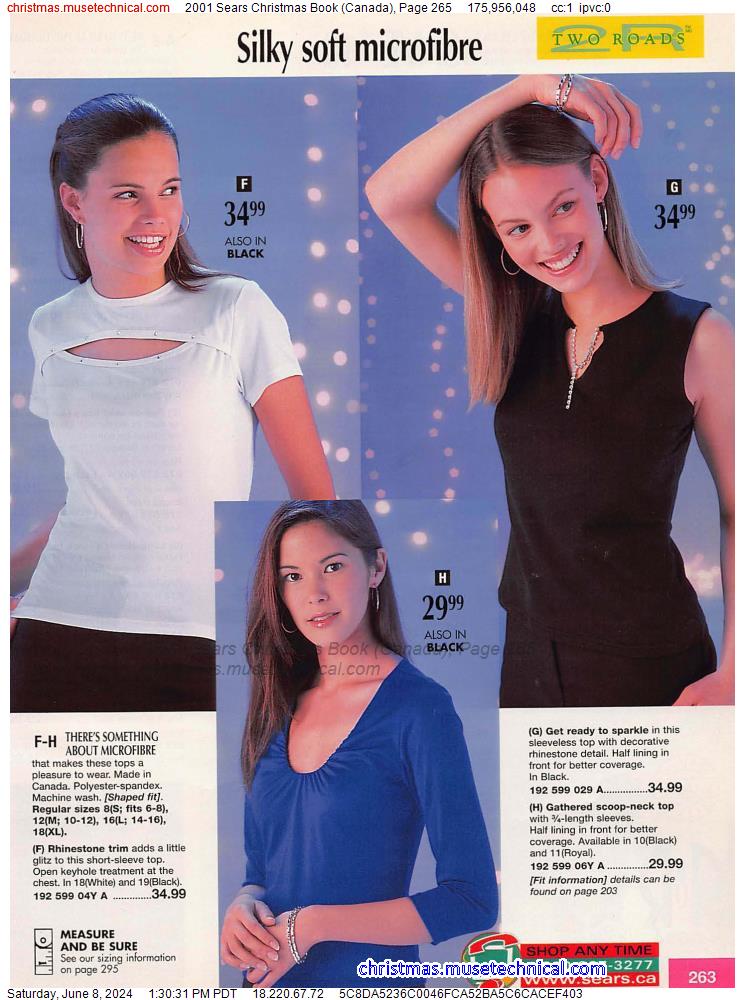 2001 Sears Christmas Book (Canada), Page 265