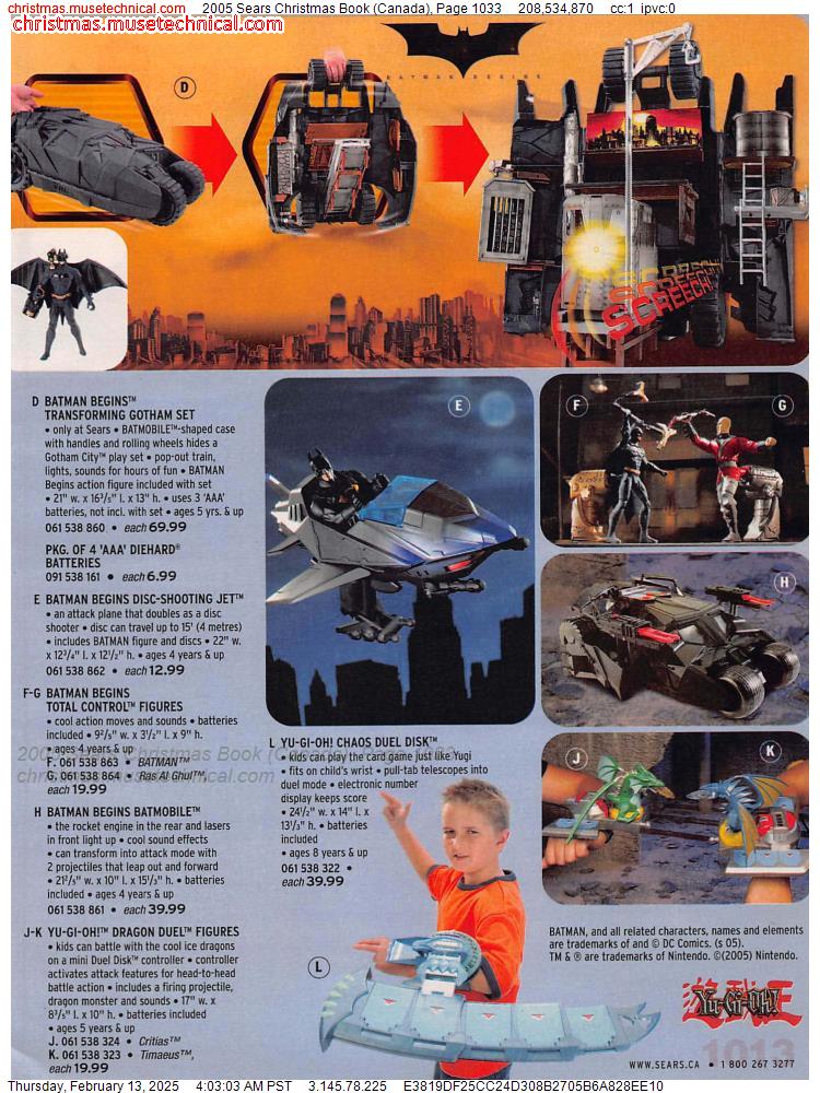 2005 Sears Christmas Book (Canada), Page 1033