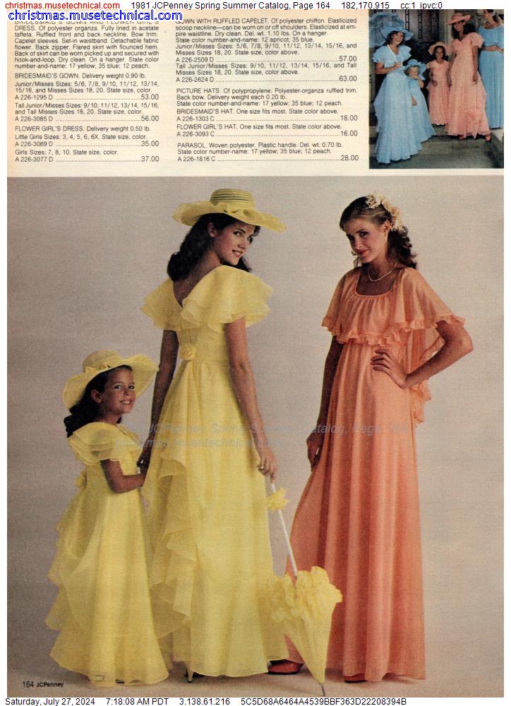 1981 JCPenney Spring Summer Catalog, Page 164
