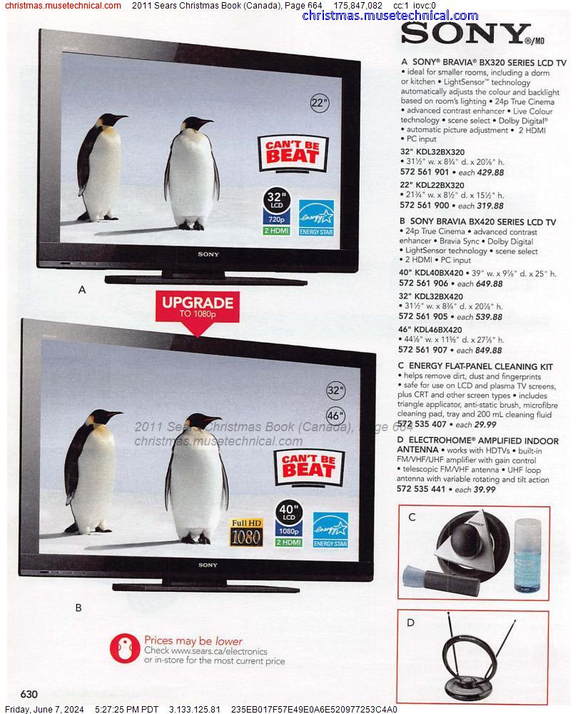 2011 Sears Christmas Book (Canada), Page 664