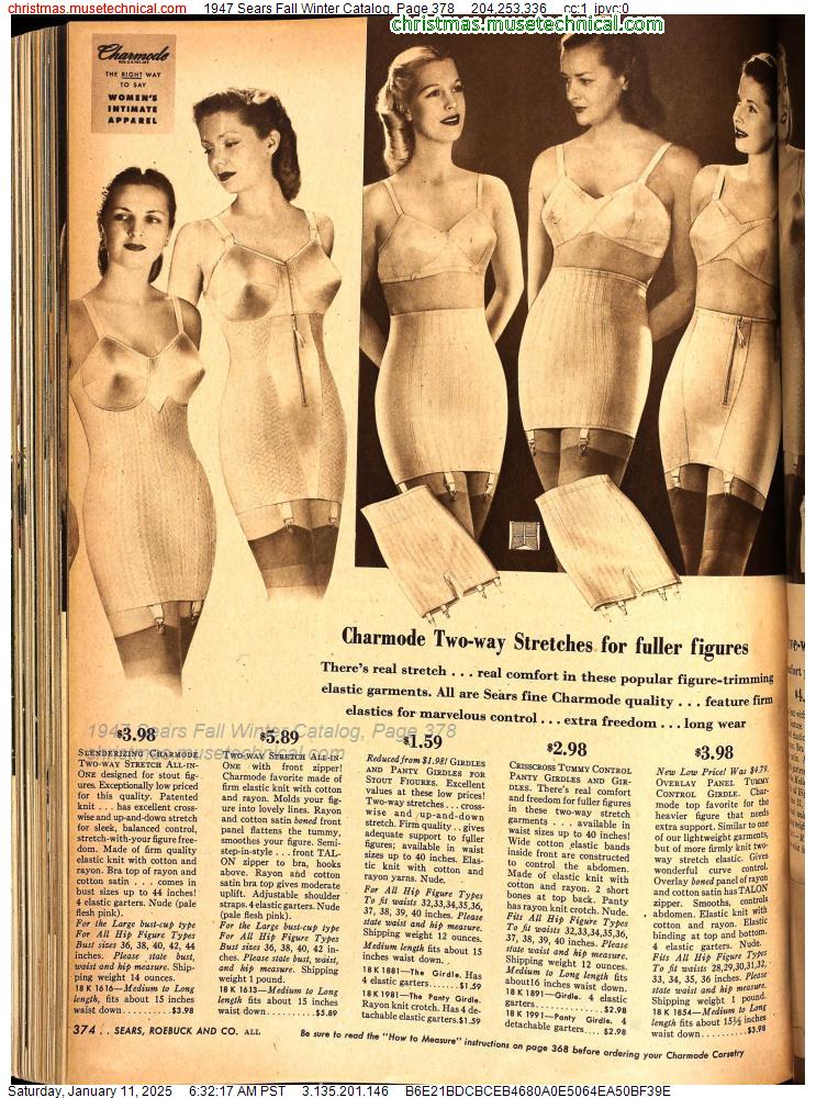 1947 Sears Fall Winter Catalog, Page 378