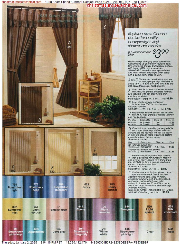 1988 Sears Spring Summer Catalog, Page 1024