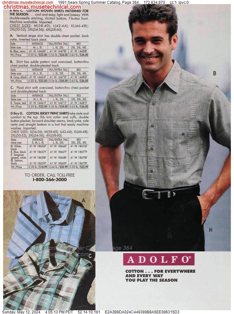 1991 Sears Spring Summer Catalog, Page 364
