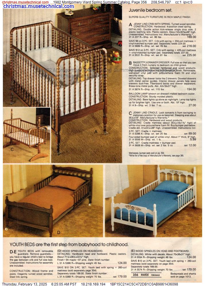 1982 Montgomery Ward Spring Summer Catalog, Page 356