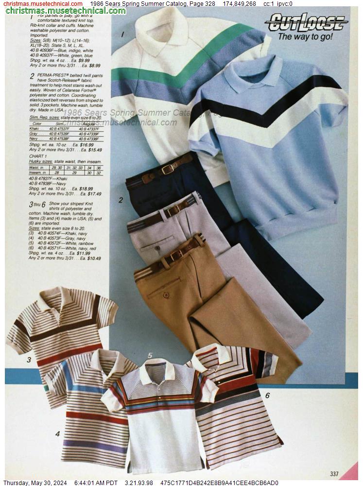 1986 Sears Spring Summer Catalog, Page 328