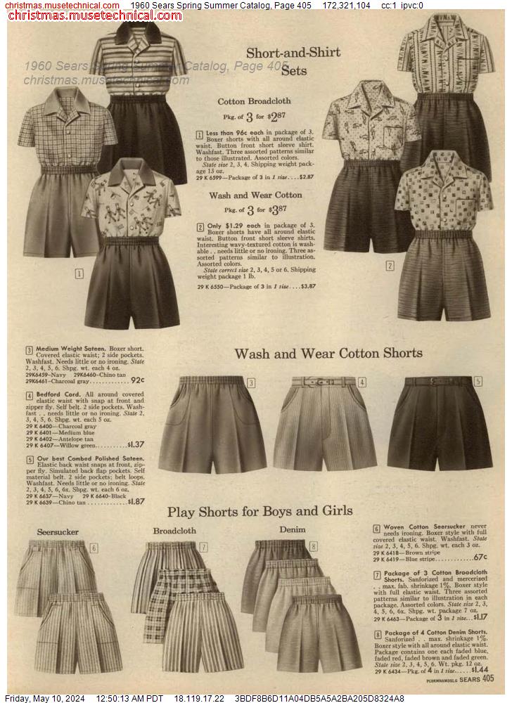1960 Sears Spring Summer Catalog, Page 405