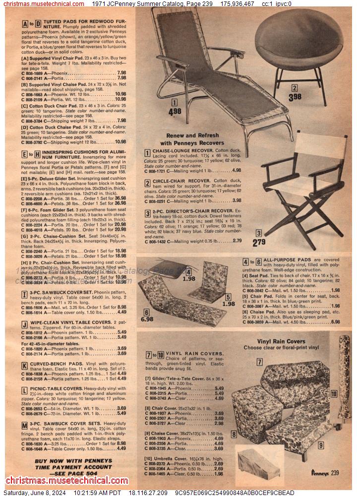 1971 JCPenney Summer Catalog, Page 239