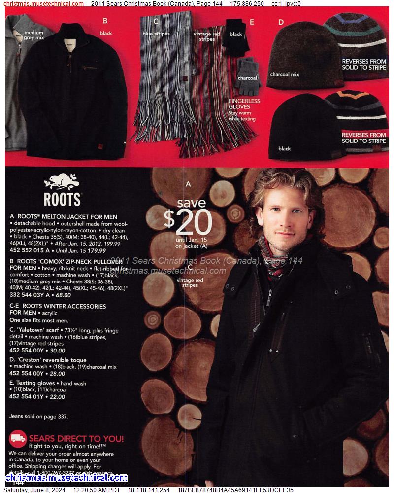 2011 Sears Christmas Book (Canada), Page 144
