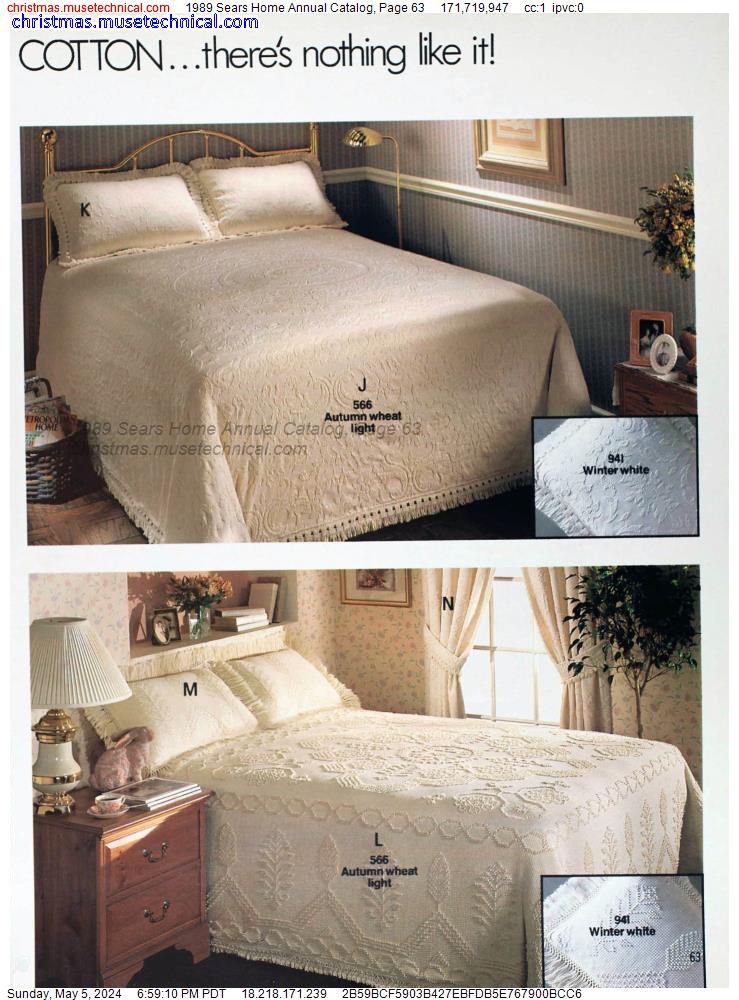 1989 Sears Home Annual Catalog, Page 63