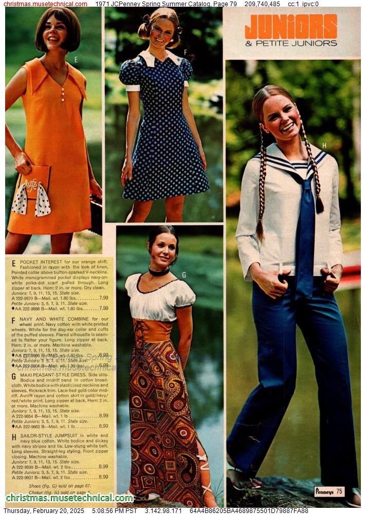 1971 JCPenney Spring Summer Catalog, Page 79