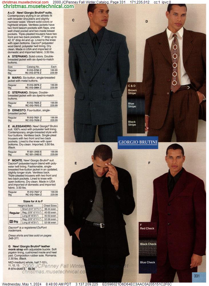 2000 JCPenney Fall Winter Catalog, Page 331