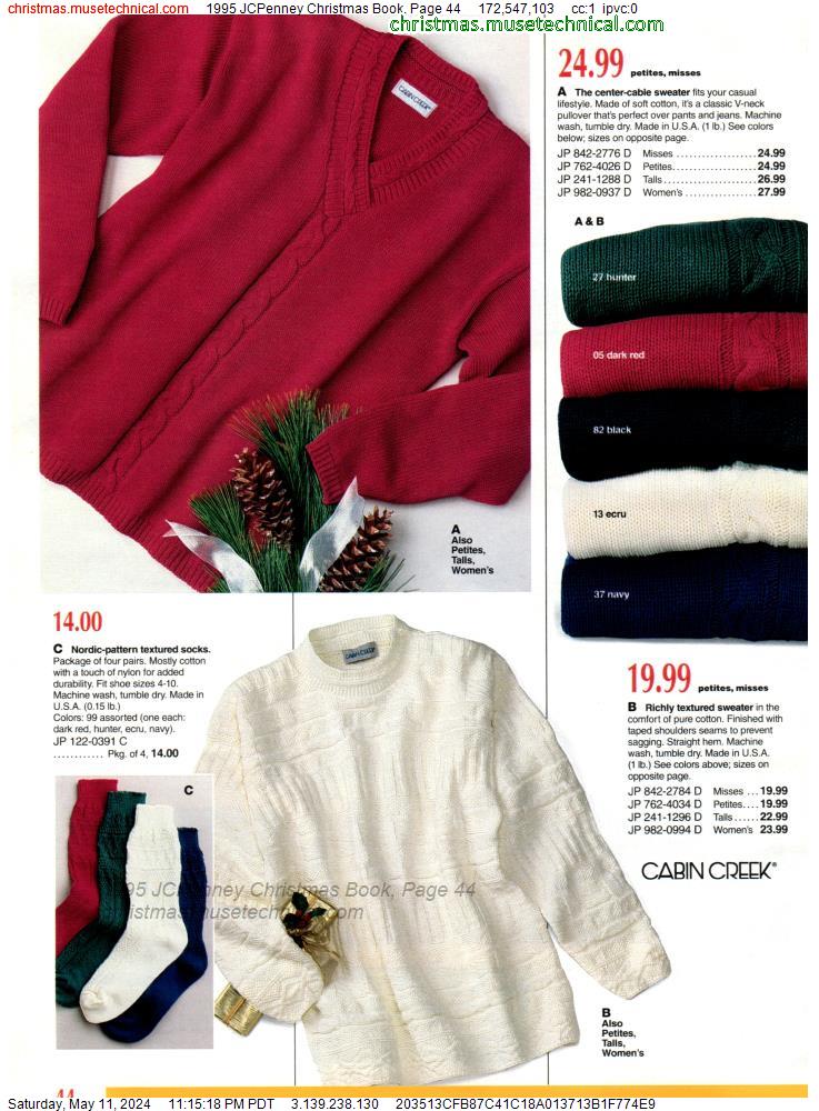 1995 JCPenney Christmas Book, Page 44