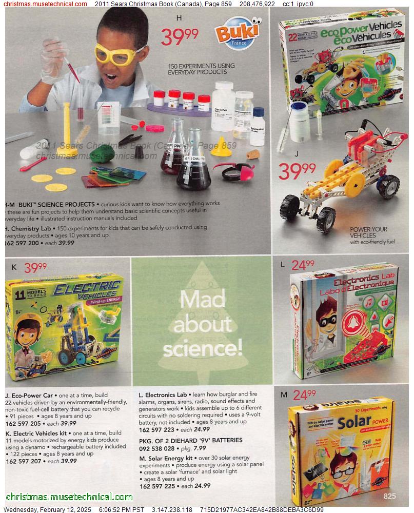 2011 Sears Christmas Book (Canada), Page 859