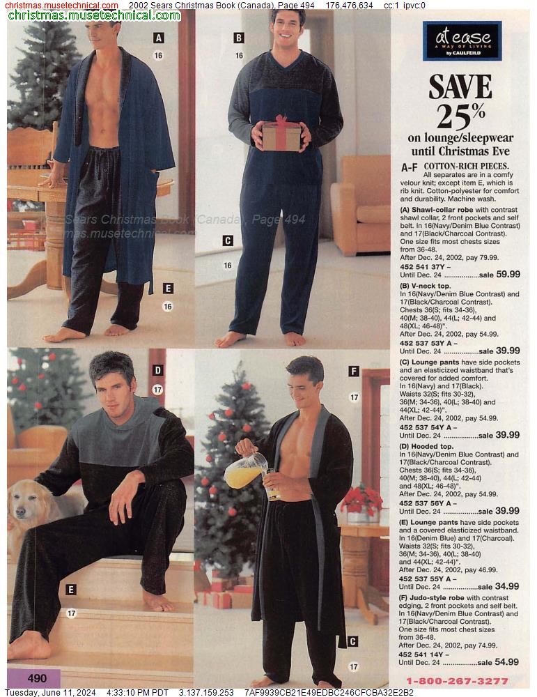 2002 Sears Christmas Book (Canada), Page 494