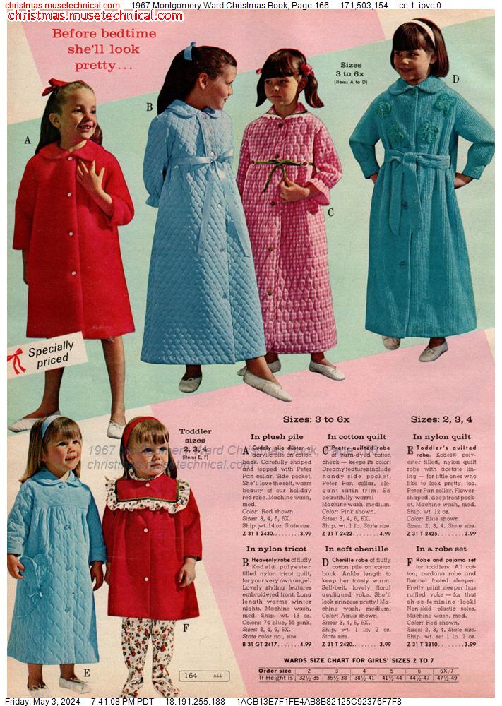 1967 Montgomery Ward Christmas Book, Page 166